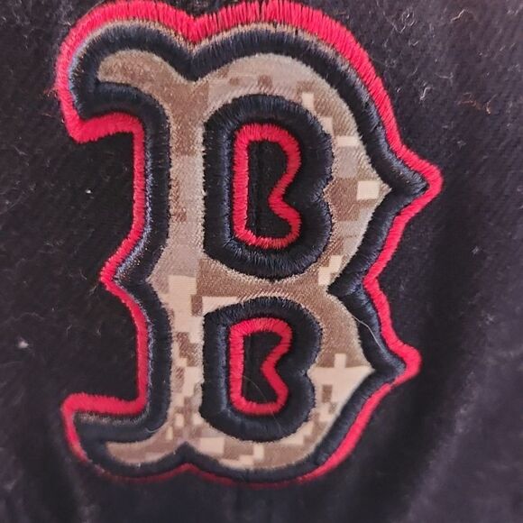 Set of hats,Boston Red Sox camo lettering New Era and blue cap by prepgear. - Picture 3 of 12